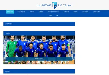 Screenshot of fctelavi.ge