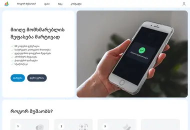 Screenshot of feedback.ge