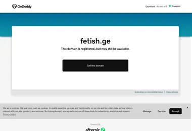 Screenshot of fetish.ge