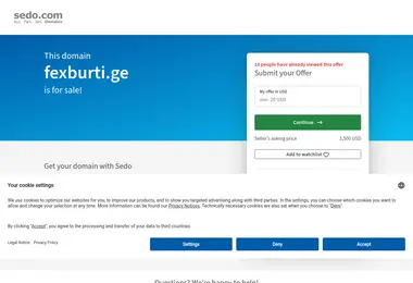 Screenshot of fexburti.ge