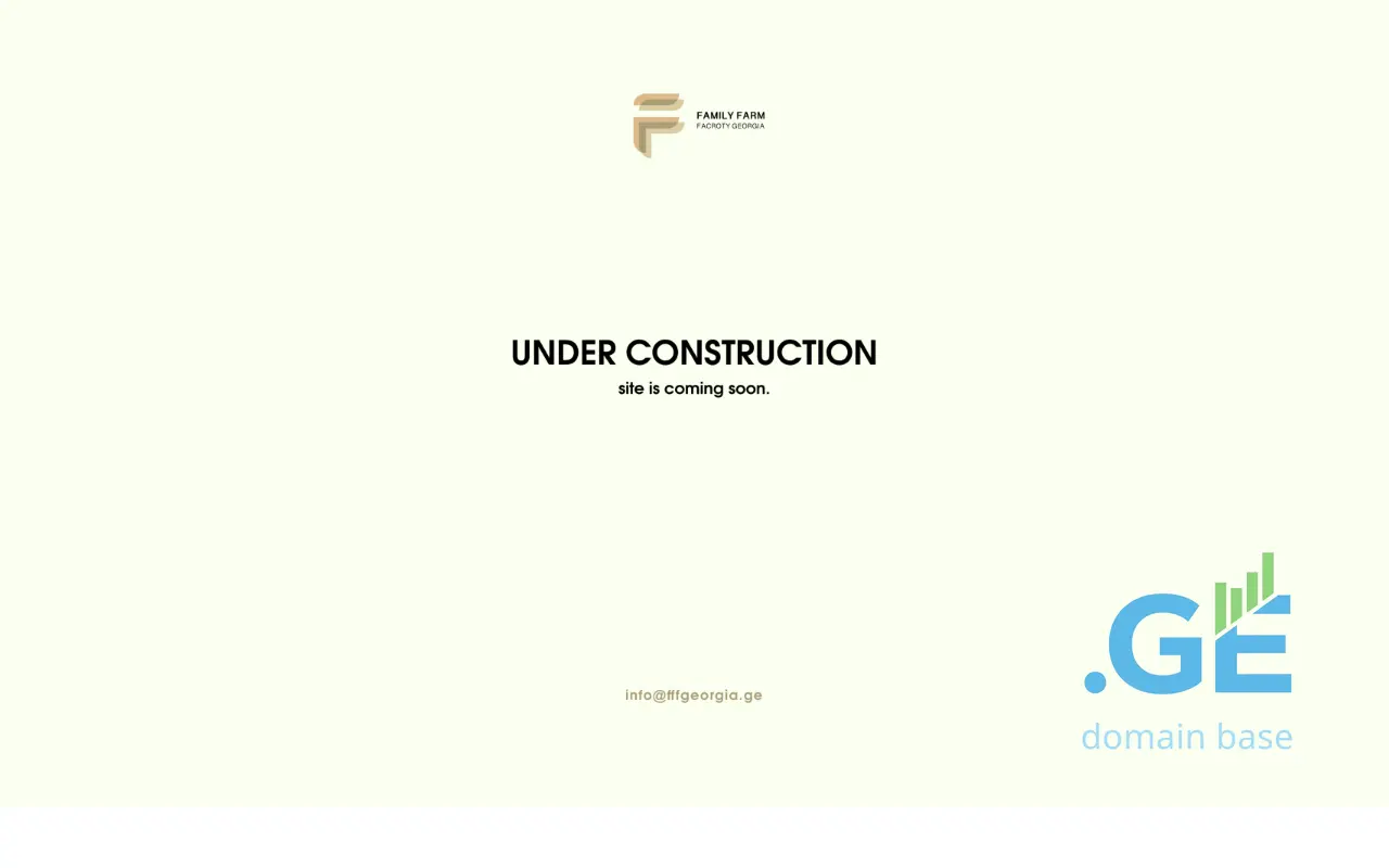Screenshot of the site fffgeorgia.ge