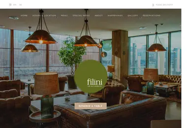 Screenshot of filini.ge