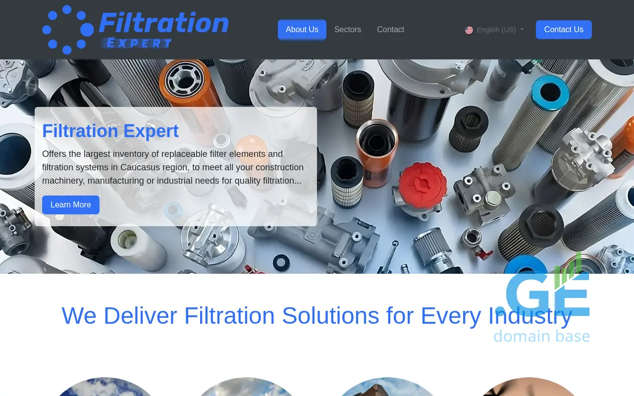 Screenshot of the site filtration.ge