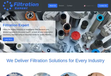 Screenshot of filtration.ge