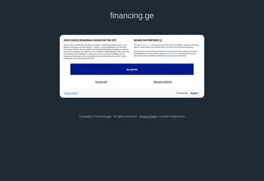 Screenshot of financing.ge