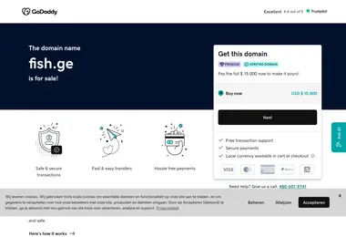 Screenshot of fish.ge