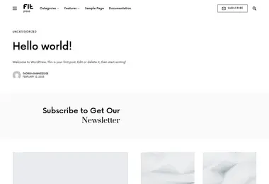 Screenshot of fitpress.ge
