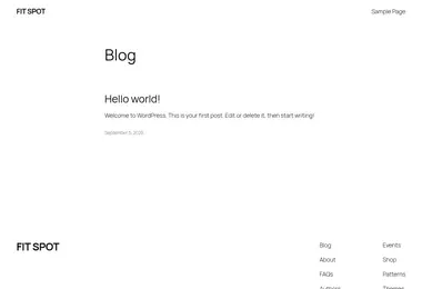Screenshot of fitspot.ge