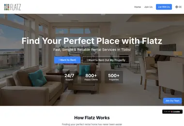 Screenshot of flatz.ge