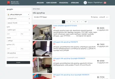 Screenshot of flyticket.ge