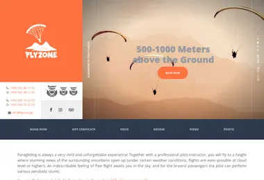Screenshot of flyzone.ge