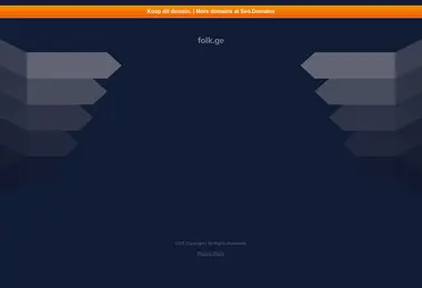 Screenshot of folk.ge