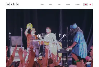 Screenshot of folklife.ge