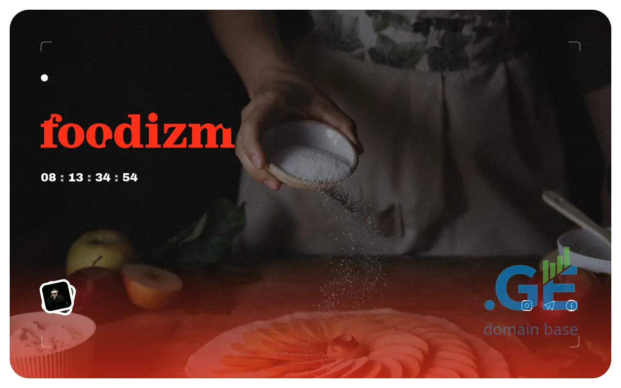 Screenshot of the site foodizm.ge