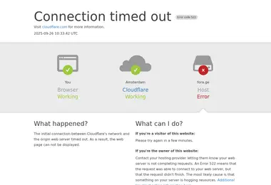 Screenshot of fora.ge