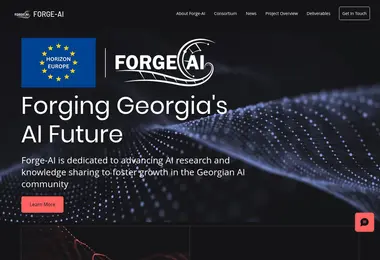 Screenshot of forge-ai.ge
