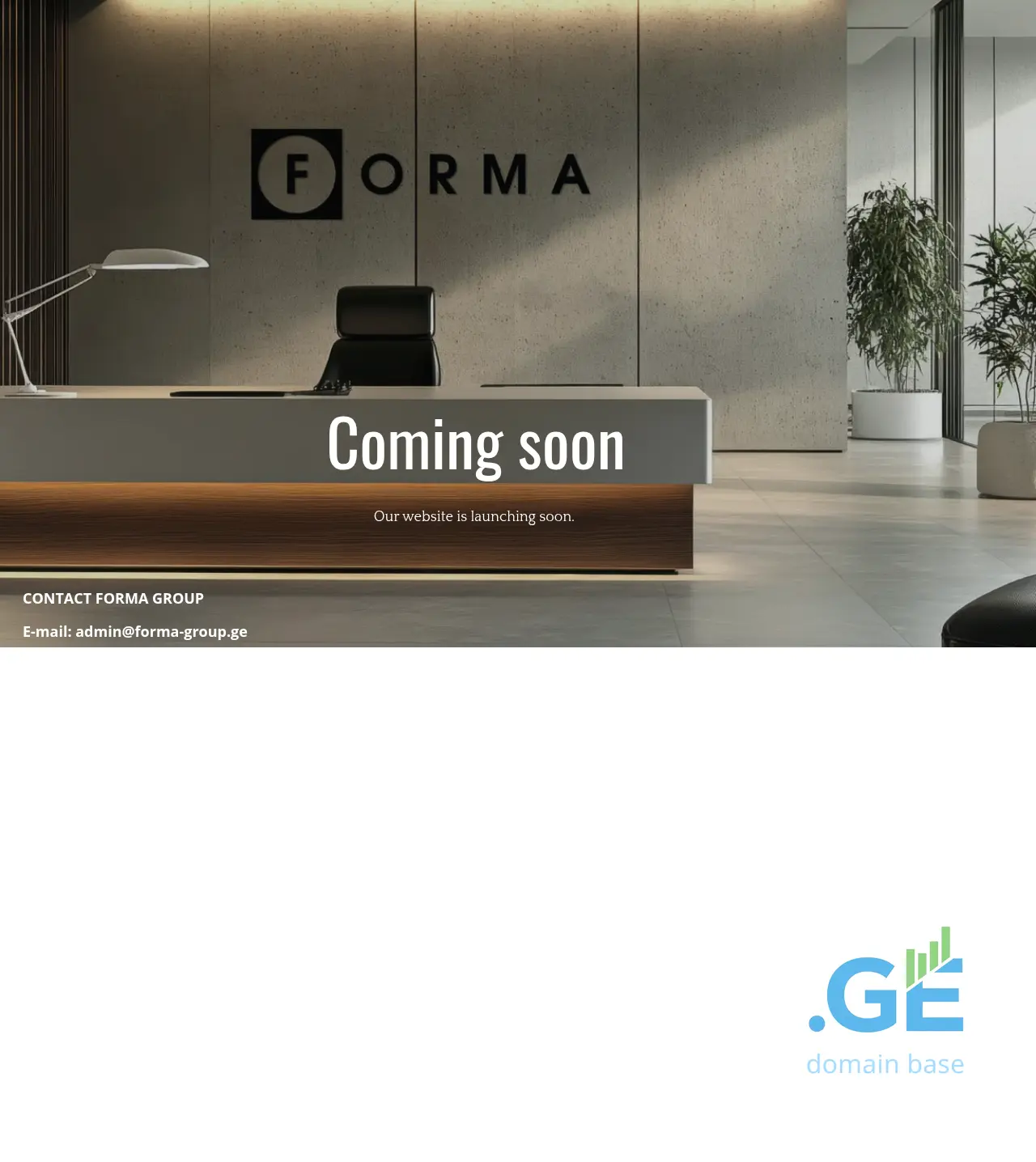 Screenshot of the site forma-group.ge