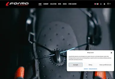 Screenshot of formaboots.ge