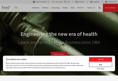 Screenshot of fotona.ge