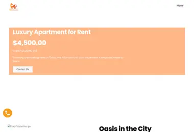 Screenshot of foxyproperties.ge