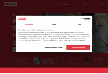 Screenshot of franke-georgia.ge