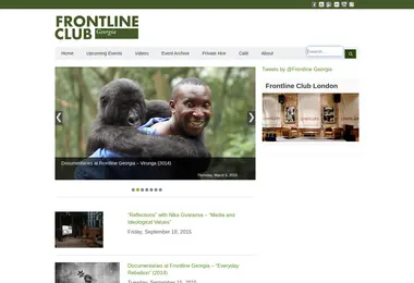 Screenshot of frontlinegeorgia.ge