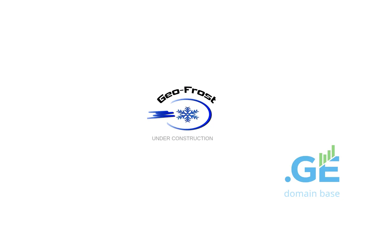 Screenshot of the site frost.ge