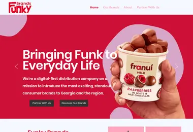 Screenshot of funkybrands.ge