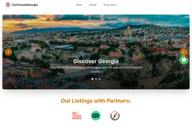Screenshot of funtravel.ge