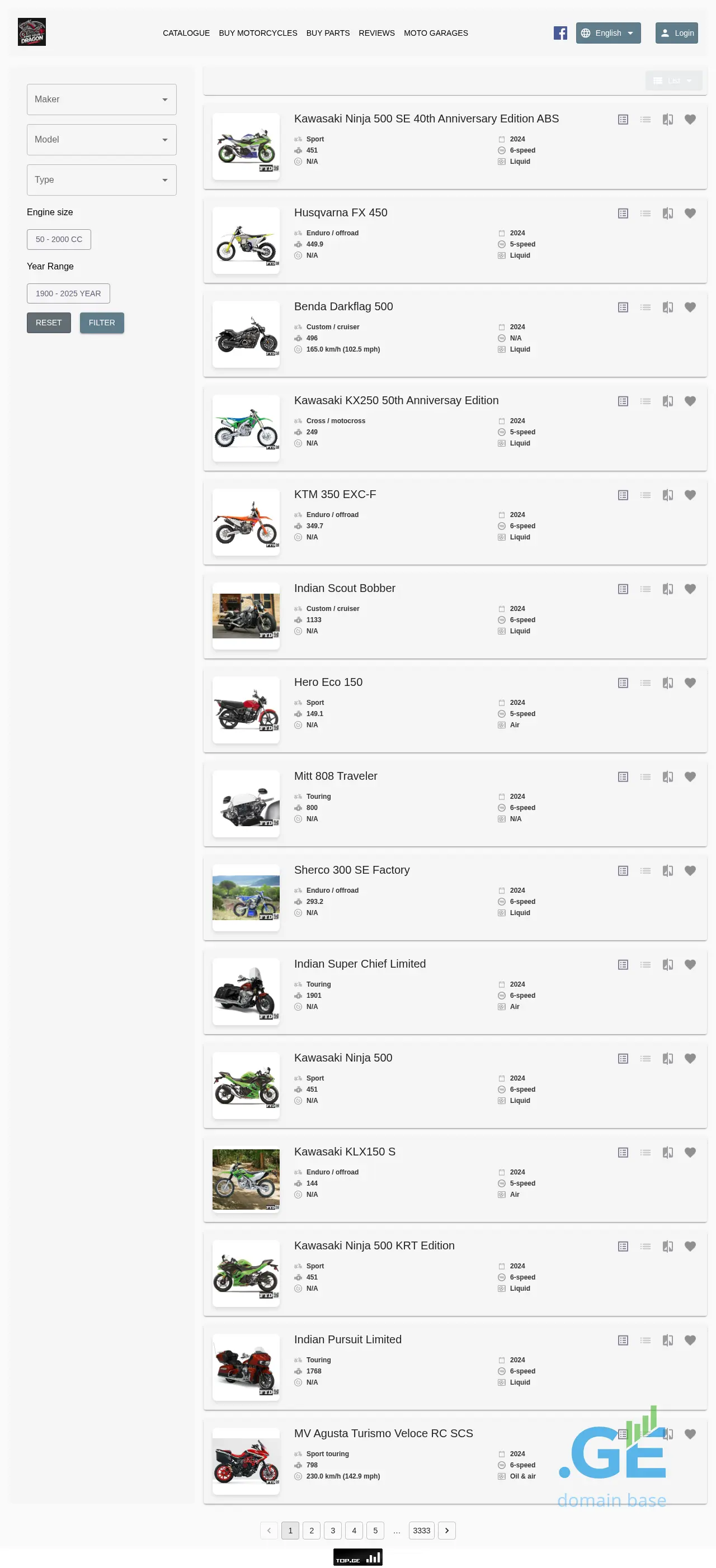 Screenshot of the site fyd.ge