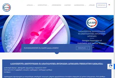 Screenshot of gaavs.org.ge