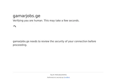 Screenshot of gamarjob.ge