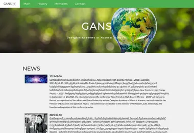 Screenshot of gans.ge