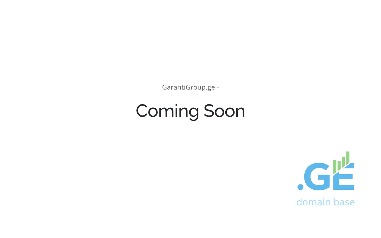 Screenshot of the site garantigroup.ge