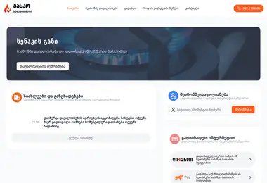 Screenshot of gasko.ge