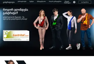 Screenshot of gastritoli.ge