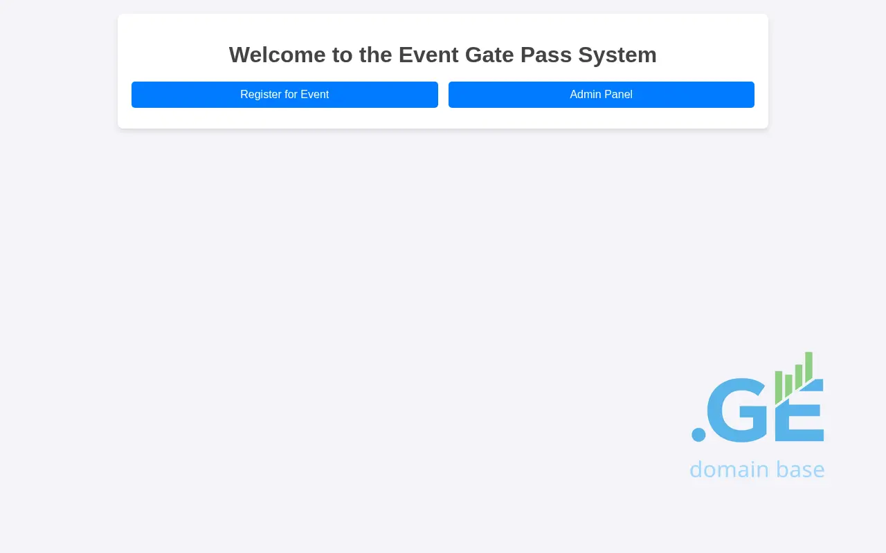 Screenshot of the site gatepass.ge