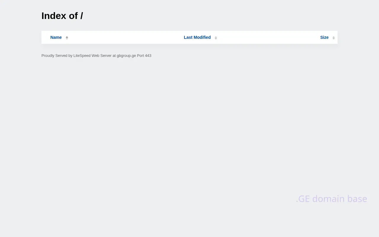 Screenshot of the site gbgroup.ge
