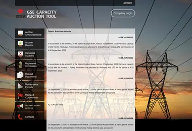 Screenshot of gcat.com.ge