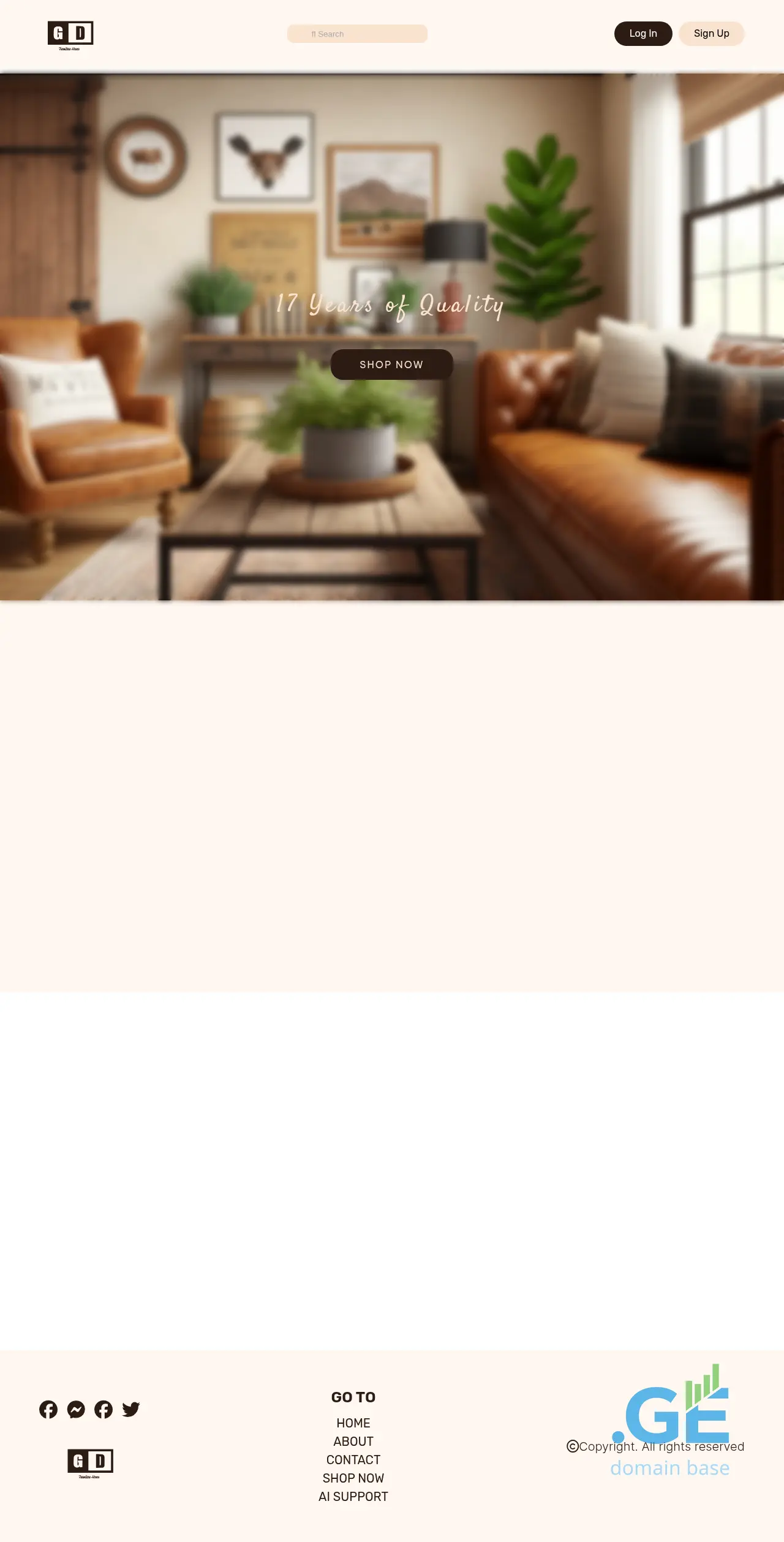 Screenshot of the site gd-store.ge