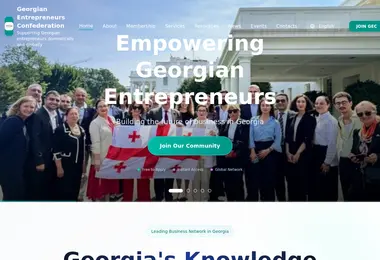 Screenshot of gecinternational.ge