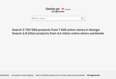 Screenshot of geedo.ge