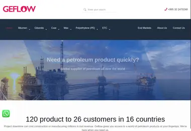 Screenshot of geflow.ge