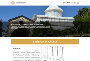 Screenshot of gelatirehabilitation.ge