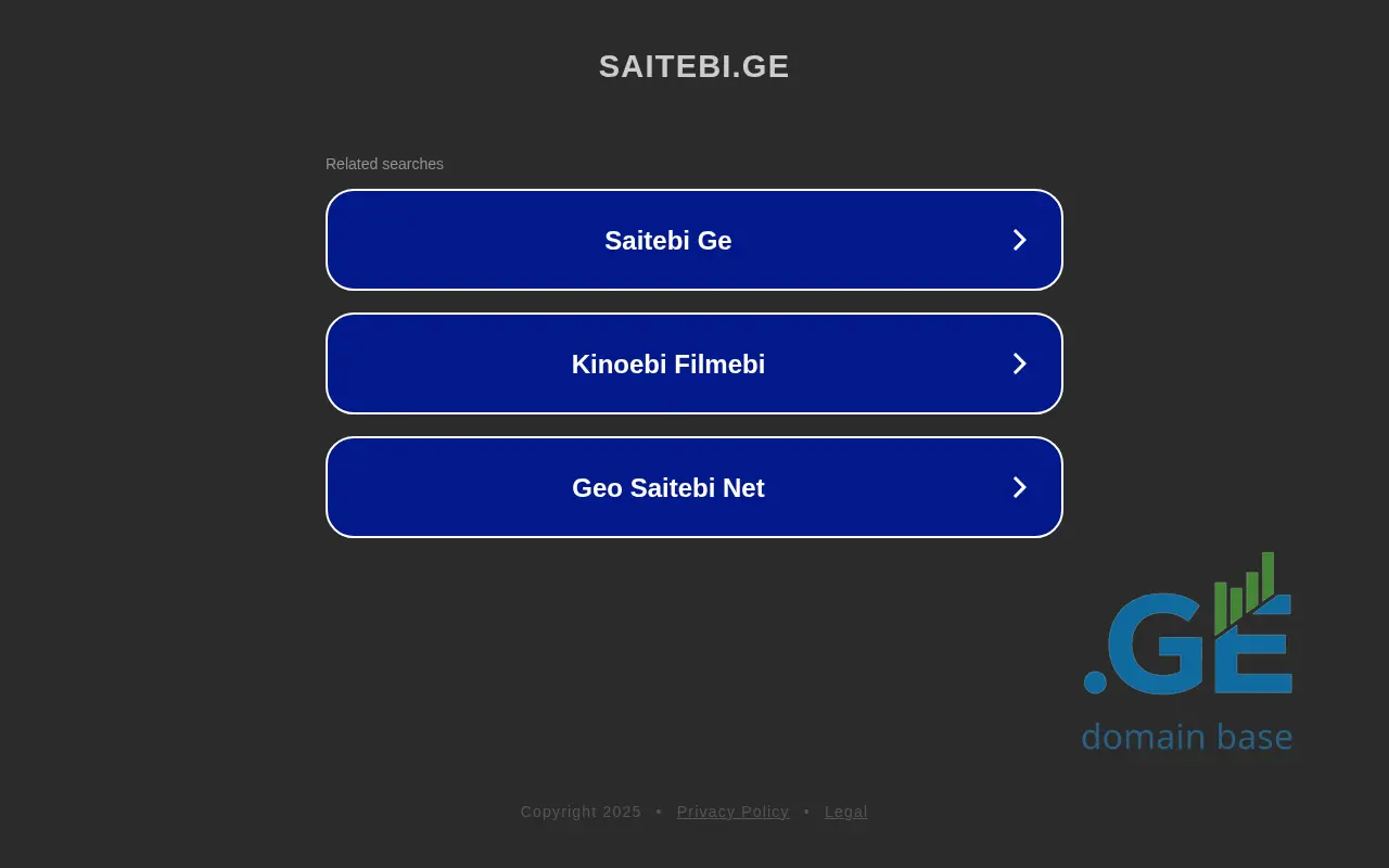 Screenshot of the site geo.saitebi.ge