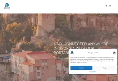 Screenshot of geocom.ge