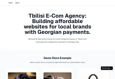 Screenshot of geoecom.ge
