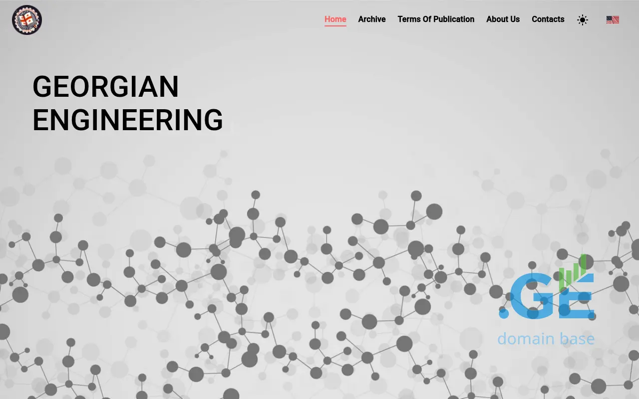 Screenshot of the site geoennews.ge