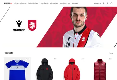 Screenshot of geofanshop.ge