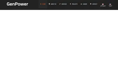 Screenshot of geogenpower.ge